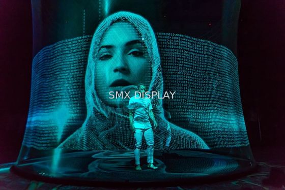 Kalite Şeffaf Görünmez Holografik 3D Mesh Ekranlı Pepperscrim Fabrika