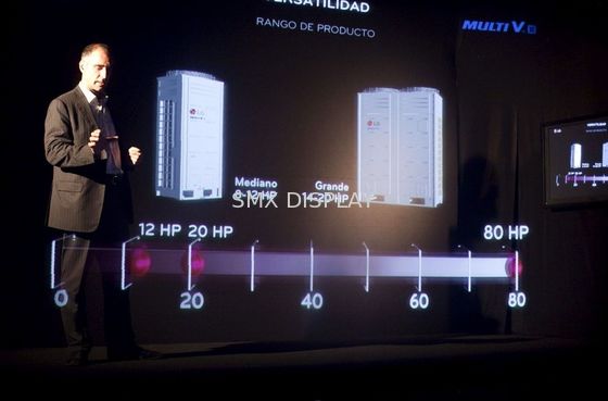 Kalite 5m Genişlik 3D Görüntüler Şeffaf Holografik Folyo Yansıtıcı Ekran Fabrika