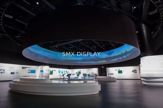 Kalite 180 Derece RoHS Uçuş Simülatörü Projeksiyon Perdesi Mat Fabrika