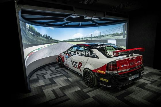 Kalite 360 Derece Uçuş Eğimli Simülasyon Ekranları Zemin Ayakta Fabrika