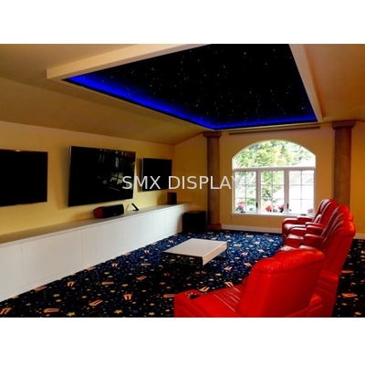 Ay Çekimi için PMMA 15W Fiber Optik Yıldız Tavan Panelleri 600 * 600mm