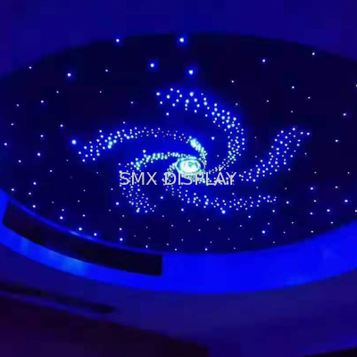 Ev Dekorasyonu için RGB 9mm Fiber Optik Yıldız Tavan Panelleri 90W