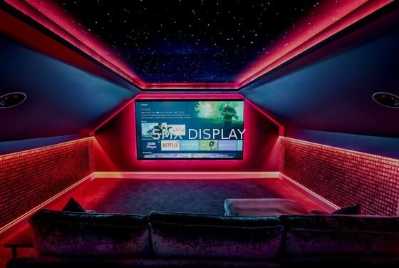 Kalite 9mm Kalınlık Led Yıldız Tavan Panelleri PMMA RGB 12VDC Sinema İçin Manyetik Fabrika