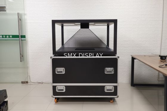 Kalite 360 Derece 3d Hologram Ekran Tam Çözünürlük 19 İnç 4 Taraflı Fabrika
