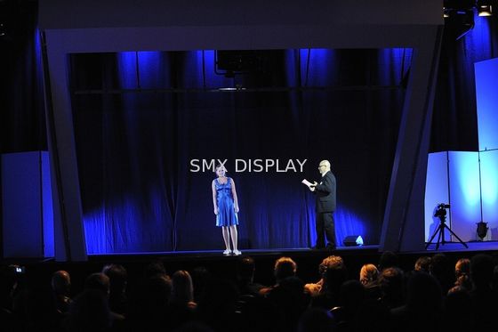 Kalite Biber Ghost Hologram için Sahne 3D Holografik Projeksiyon Sistemi 100um Fabrika