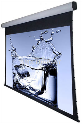 Kalite 106 'Sinema Tab Germeli Motorlu Ekran, elektrik projeksiyon ekranları Fabrika