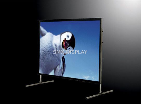 Kalite 100 inç projeksiyon perdesi, Hızlı Eğitim, Parti, Konser için Ekranlar Katlama Fabrika