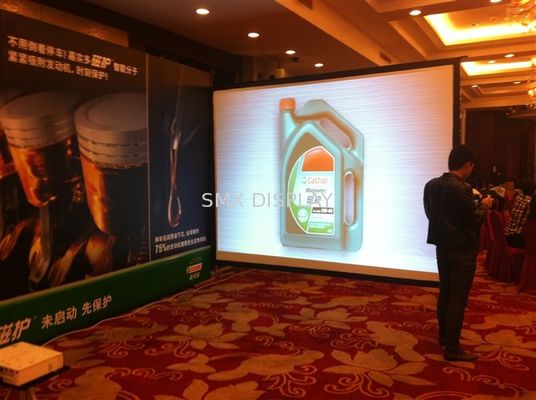 Kalite 16/9 250 "Outdoor & Indoor hızlı kat arkadan projeksiyon perdesi, hızlı kat ekranı Fabrika