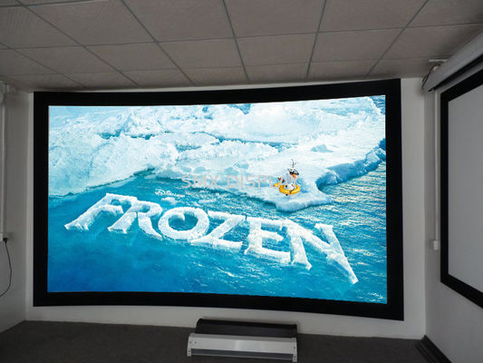 Kalite Yüksek çözünürlüklü 200 'HD Sinema Simülatörü Sistemi' 250 'Eğimli Projeksiyon Perdesi Fabrika