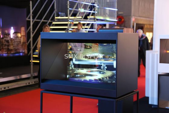 Kalite Perakende Teşhir için 1 Yan Görünüm 22 İnç LED Işık Holocube 3D Holografik Ekran Fabrika