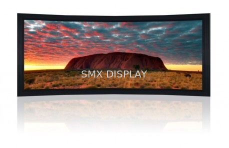 Kalite Kapalı Elektrikli Kavisli Sabit Çerçeve Ekran Boya, Black Velvet Çerçeve 10cm Fabrika