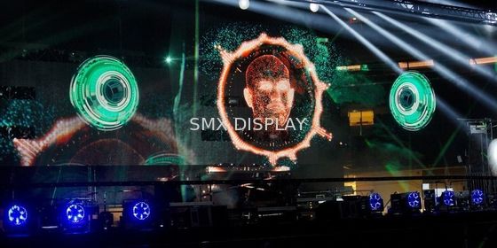 Kalite Etkinlik Sahne Gösterisi için 3D Holologauz Mesh Ekran Poliamid Malzemesi Fabrika